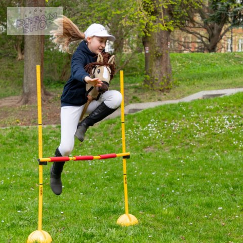 Hobby Horse Skippi A3 - Karmel - Beżowy - kantar i wodze w zestawie Hobby Horse Skippi A3 - Karmel - Beżowy - kantar i wodze w zestawie