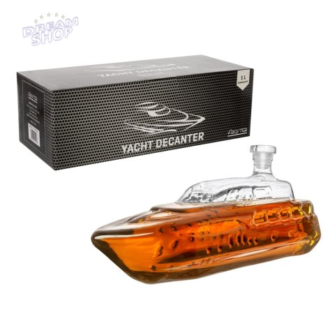 Karafka Jacht do whisky 1L - prezent dla Taty - Dziadka - Męża - Brata