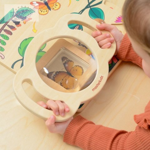 MASTERKIDZ Duża Drewniana Lupa Discovery