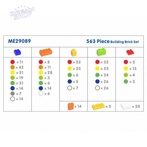 MASTERKIDZ Zestaw Klocków Konstrukcyjnych STEM 563 el. MASTERKIDZ Zestaw Klocków Konstrukcyjnych STEM 563 el.