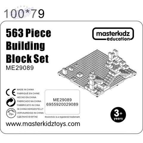 MASTERKIDZ Zestaw Klocków Konstrukcyjnych STEM 563 el. MASTERKIDZ Zestaw Klocków Konstrukcyjnych STEM 563 el.