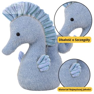 Maskotka Pluszowa Przytulanka Konik Wodny Niebieski 25cm