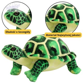 Maskotka Pluszowa Żółw Przytulanka Pluszak Zielony 25cm