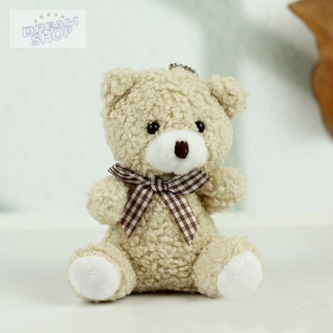 Miś Pluszowy Brelok Zawieszka Ozdoba Beżowy 8cm Miś Pluszowy Brelok Zawieszka Ozdoba Beżowy 8cm