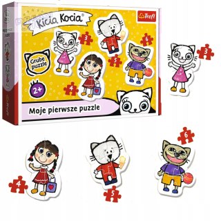Moje pierwsze puzzle Kicia Kocia Baby 2+ Trefl 36088