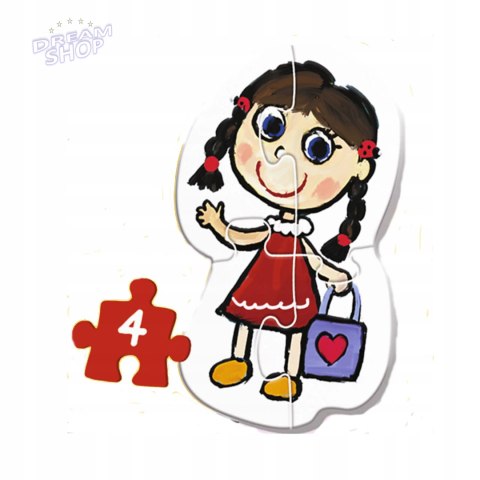Moje pierwsze puzzle Kicia Kocia Baby 2+ Trefl 36088