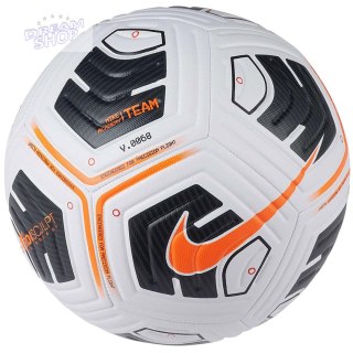 PIŁKA NOŻNA NIKE ACADEMY WHITE/BLACK/TOTAL ORANGE R.4