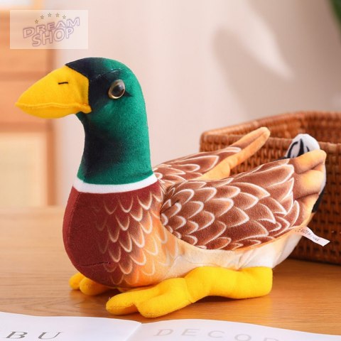 Pluszowa Maskotka Przytulanka Kaczka Brązowo Zielona 28cm Pluszowa Maskotka Przytulanka Kaczka Brązowo Zielona 28cm