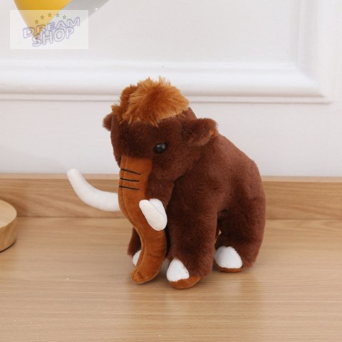 Pluszowa Maskotka Przytulanka Mamut Brązowy 20cm