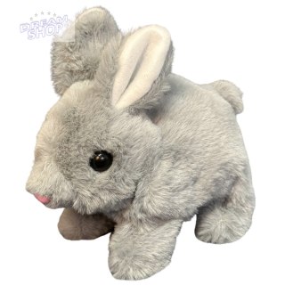 Pluszowa Maskotka Przytulanka Zając Królik Szary 18cm