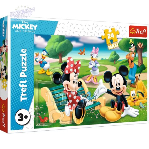 Puzzle - 24Maxi - Myszka Miki w gronie przyjaciół - Disney Standard Characters Trefl 14344 Puzzle - 24Maxi - Myszka Miki w gronie przyjaciół - Disney Standard Characters Trefl 14344