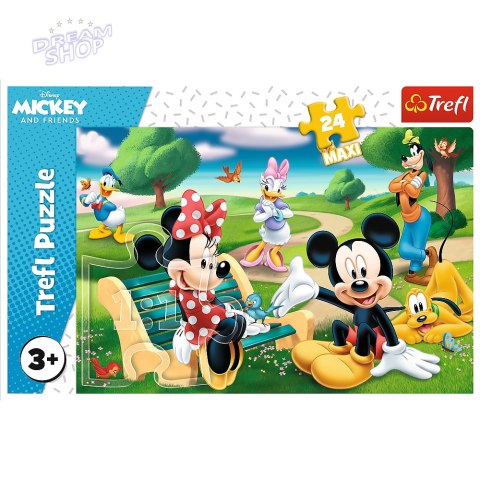 Puzzle - 24Maxi - Myszka Miki w gronie przyjaciół - Disney Standard Characters Trefl 14344 Puzzle - 24Maxi - Myszka Miki w gronie przyjaciół - Disney Standard Characters Trefl 14344