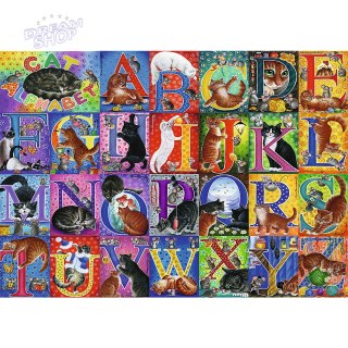 Puzzle - 500 - Koci alfabet Trefl 37527