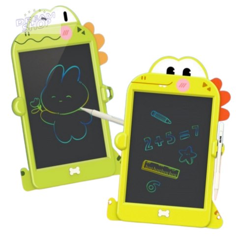 Tablica Do Rysowania Pisania LCD Rysik Dinozaur Zielona
