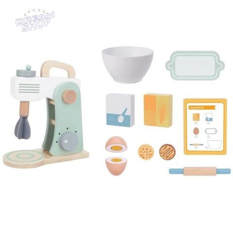 WOOPIE GREEN Drewniany Mikser Kuchenny Blender z Akcesoriami 11 el. WOOPIE GREEN Drewniany Mikser Kuchenny Blender z Akcesoriami 11 el.