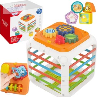 WOOPIE Kostka Edukacyjna Sorter 4w1 Kształty 18m+