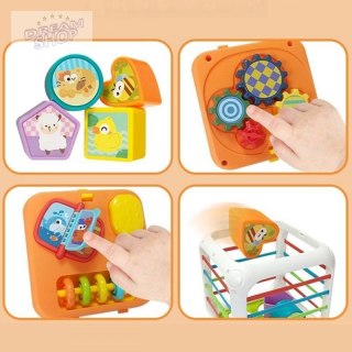 WOOPIE Kostka Edukacyjna Sorter 4w1 Kształty 18m+