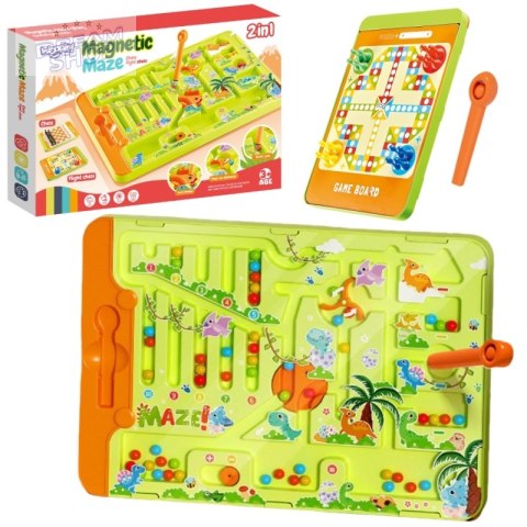 WOOPIE Magnetyczny Labirynt 2w1 Gra Chińczyk WOOPIE Magnetyczny Labirynt 2w1 Gra Chińczyk