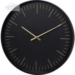 ZEGAR ŚCIENNY 50CM BLACK GOLD EXCELLENT HOUSEWERE