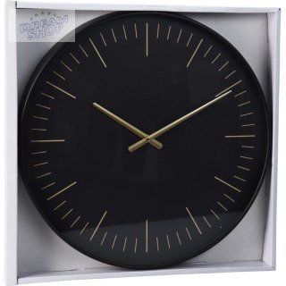 ZEGAR ŚCIENNY 50CM BLACK GOLD EXCELLENT HOUSEWERE