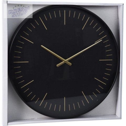 ZEGAR ŚCIENNY 50CM BLACK GOLD EXCELLENT HOUSEWERE