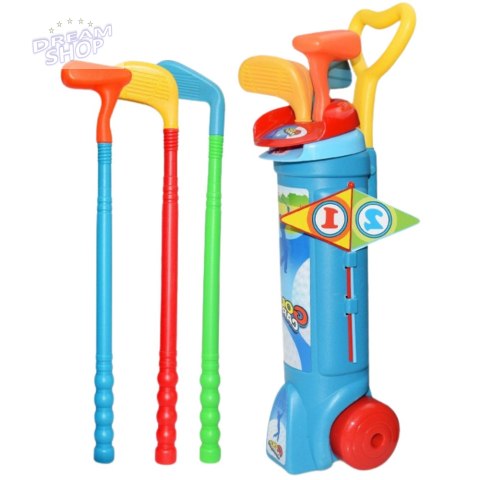 Zestaw Do Gry W Golfa Wózek Kije Pole Gra Sportowa 20el Zestaw Do Gry W Golfa Wózek Kije Pole Gra Sportowa 20el