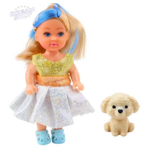 Zestaw Mini Laleczka W Sukience Piesek Lalka Pupil Mix 12cm Zestaw Mini Laleczka W Sukience Piesek Lalka Pupil Mix 12cm