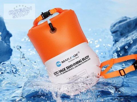 Dmuchana Bojka Asekuracyjna do Pływania Suchy Dry Bag 10L SP0827 Dmuchana Bojka Asekuracyjna do Pływania Suchy Dry Bag 10L SP0827