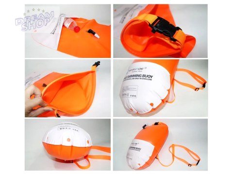 Dmuchana Bojka Asekuracyjna do Pływania Suchy Dry Bag 10L SP0827 Dmuchana Bojka Asekuracyjna do Pływania Suchy Dry Bag 10L SP0827