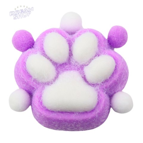 Gniotek Kocia Łapka Zabawka Antystresowa Sensoryczna Sierść Squishy Fioletowa Gniotek Kocia Łapka Zabawka Antystresowa Sensoryczna Sierść Squishy Fioletowa