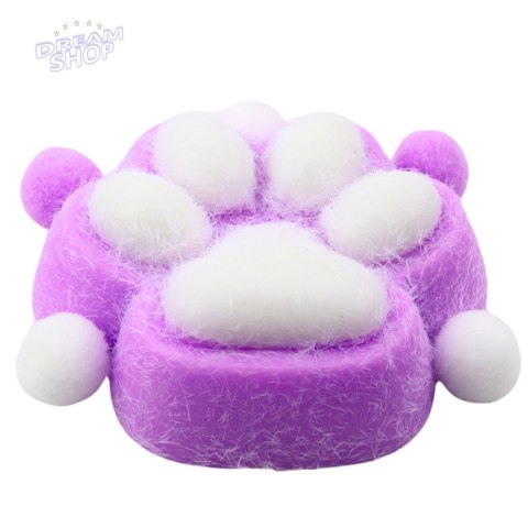 Gniotek Kocia Łapka Zabawka Antystresowa Sensoryczna Sierść Squishy Fioletowa Gniotek Kocia Łapka Zabawka Antystresowa Sensoryczna Sierść Squishy Fioletowa