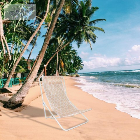 LEŻAK SKŁADANY PLAŻOWY Z ZAGŁÓWKIEM POMARAŃCZOWY LEŻAK SKŁADANY PLAŻOWY Z ZAGŁÓWKIEM POMARAŃCZOWY