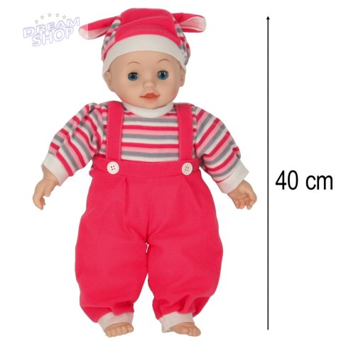 Lalka Maja bobas z dźwiękiem różowa 40cm Lalka Maja bobas z dźwiękiem różowa 40cm