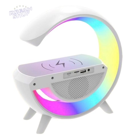 Lampka Nocna Wielofunkcyjna Budzik Ładowarka Indukcyjna Lampka Nocna Wielofunkcyjna Budzik Ładowarka Indukcyjna