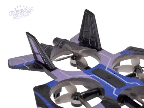 Zdalnie sterowany dron combat -pojazd latający+kolorowe diody RC0704 NI Zdalnie sterowany dron combat -pojazd latający+kolorowe diody RC0704 NI