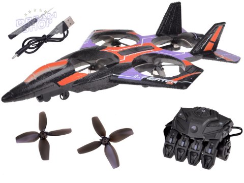Zdalnie sterowany dron combat -pojazd latający+kolorowe diody RC0704 PO Zdalnie sterowany dron combat -pojazd latający+kolorowe diody RC0704 PO