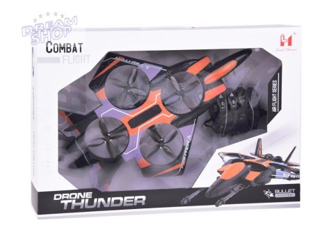 Zdalnie sterowany dron combat -pojazd latający+kolorowe diody RC0704 PO Zdalnie sterowany dron combat -pojazd latający+kolorowe diody RC0704 PO