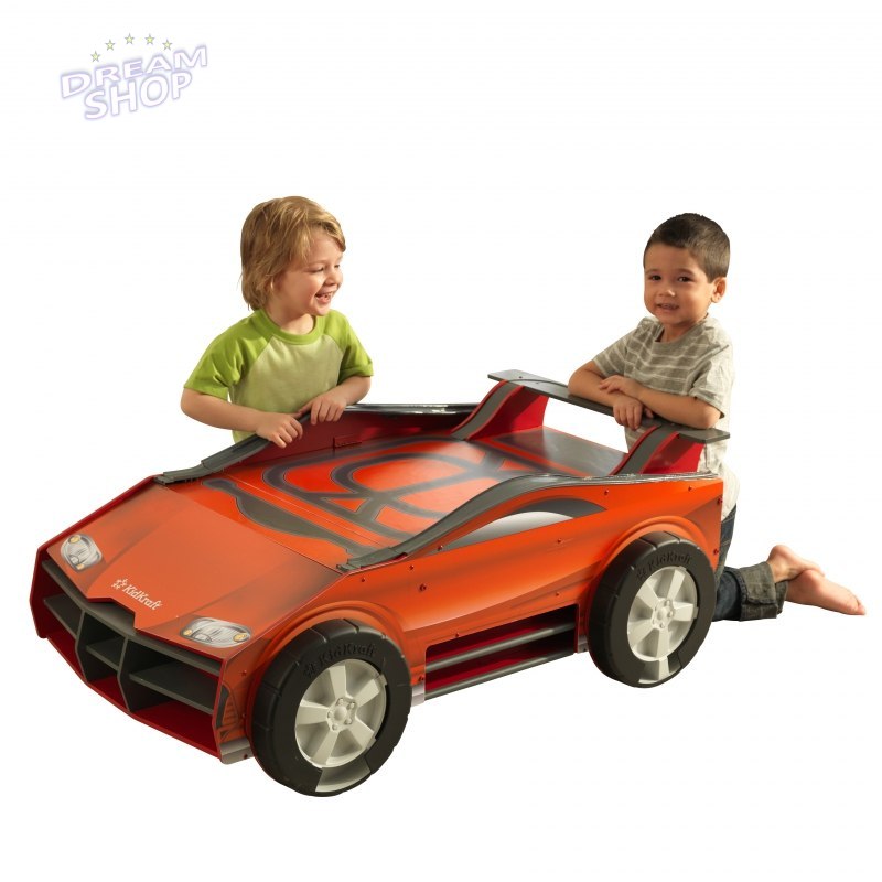 Drewniany Stół Samochód z Torem Wyścigowym KidKraft Speedway Drewniany Stół Samochód z Torem Wyścigowym KidKraft Speedway