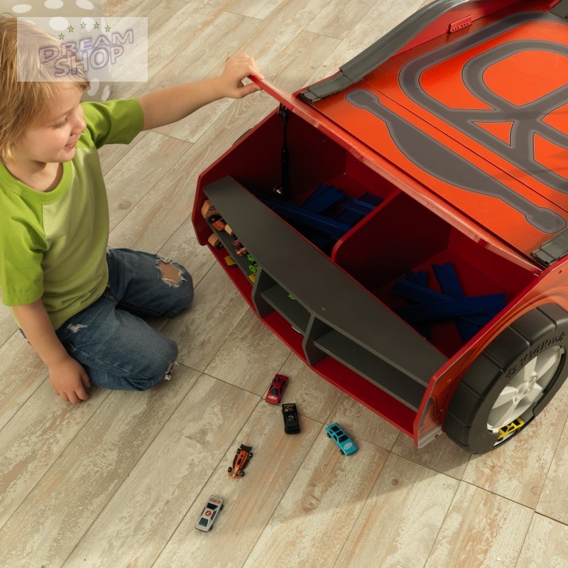 Drewniany Stół Samochód z Torem Wyścigowym KidKraft Speedway Drewniany Stół Samochód z Torem Wyścigowym KidKraft Speedway
