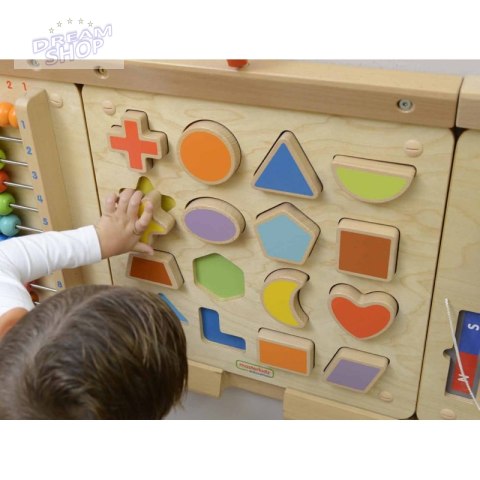 Edukacyjna Tablica Drewniana Magnetyczna Nauka Kształtów Sorter Masterkidz Edukacyjna Tablica Drewniana Magnetyczna Nauka Kształtów Sorter Masterkidz
