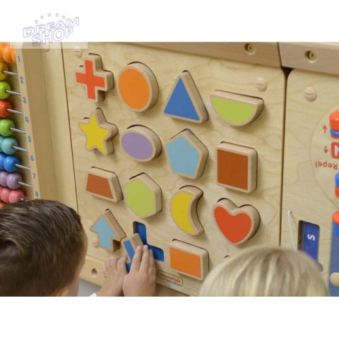 Edukacyjna Tablica Drewniana Magnetyczna Nauka Kształtów Sorter Masterkidz Edukacyjna Tablica Drewniana Magnetyczna Nauka Kształtów Sorter Masterkidz