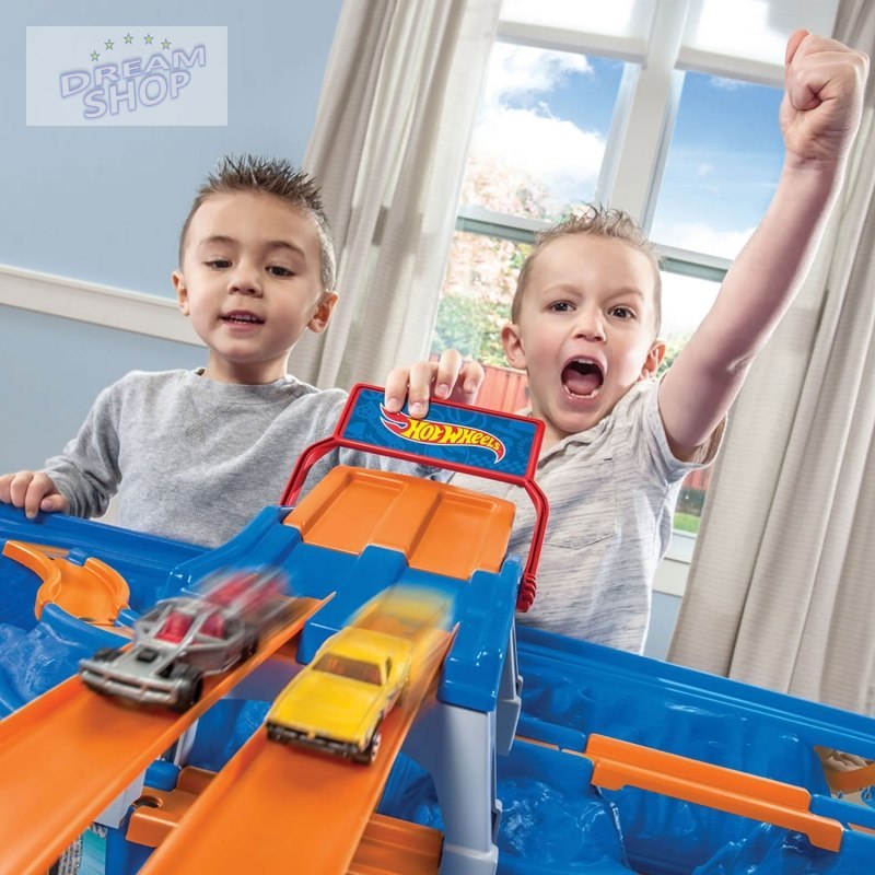 Step 2 Hot Wheels tor samochodowy Trasa kanion z blatem kolejka Step 2 Hot Wheels tor samochodowy Trasa kanion z blatem kolejka