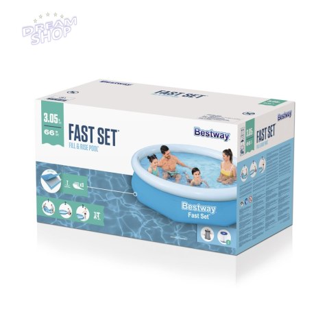Basen Ogrodowy Rozporowy 305 x 66 cm Bestway 57458 Basen Ogrodowy Rozporowy 305 x 66 cm Bestway 57458