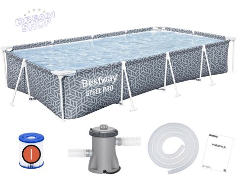Bestway Basen STELAŻOWY 366x201x66cm 7w1 561FV Bestway Basen STELAŻOWY 366x201x66cm 7w1 561FV