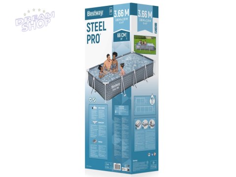 Bestway Basen STELAŻOWY 366x201x66cm 7w1 561FV Bestway Basen STELAŻOWY 366x201x66cm 7w1 561FV