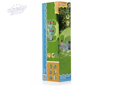 Bestway basen stelażowy 244x51 cm z daszkiem 56432 Bestway basen stelażowy 244x51 cm z daszkiem 56432