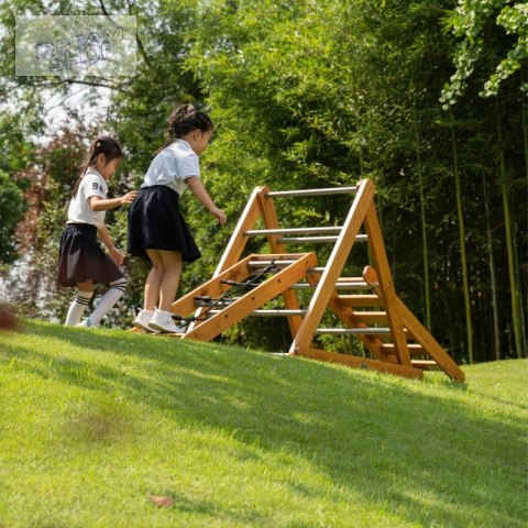 CLASSIC WORLD EDU Drewniany Plac Zabaw XL Zestaw Drabinka Montessori do Wspinaczki CLASSIC WORLD EDU Drewniany Plac Zabaw XL Zestaw Drabinka Montessori do Wspinaczki