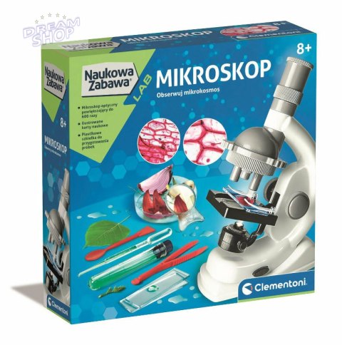 Clementoni Naukowa zabawa. Doświadczenia z mikroskopem 50806 Clementoni Naukowa zabawa. Doświadczenia z mikroskopem 50806