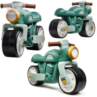 Falk Jeździk Biegowy Ciche Koła Motor Prem1er Retro Zielony 12+
