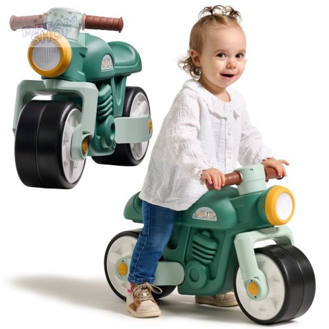 Falk Jeździk Biegowy Ciche Koła Motor Prem1er Retro Zielony 12+ Falk Jeździk Biegowy Ciche Koła Motor Prem1er Retro Zielony 12+